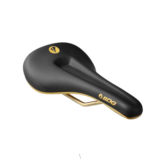 Saddle SDG BEL-AIR V3 MAX Galactic Rails Lux-Alloy Black/Gold