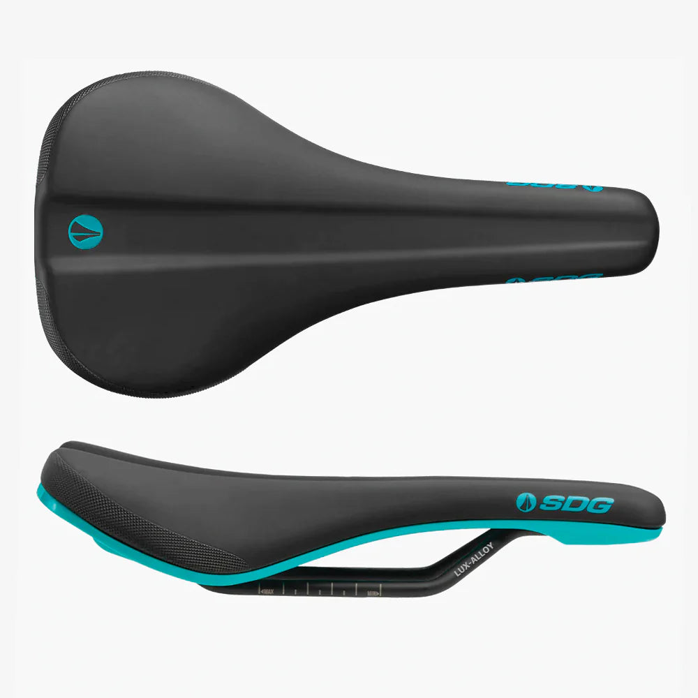 SDG BEL-AIR V3 Lux Alloy Saddle Black/Turquoise