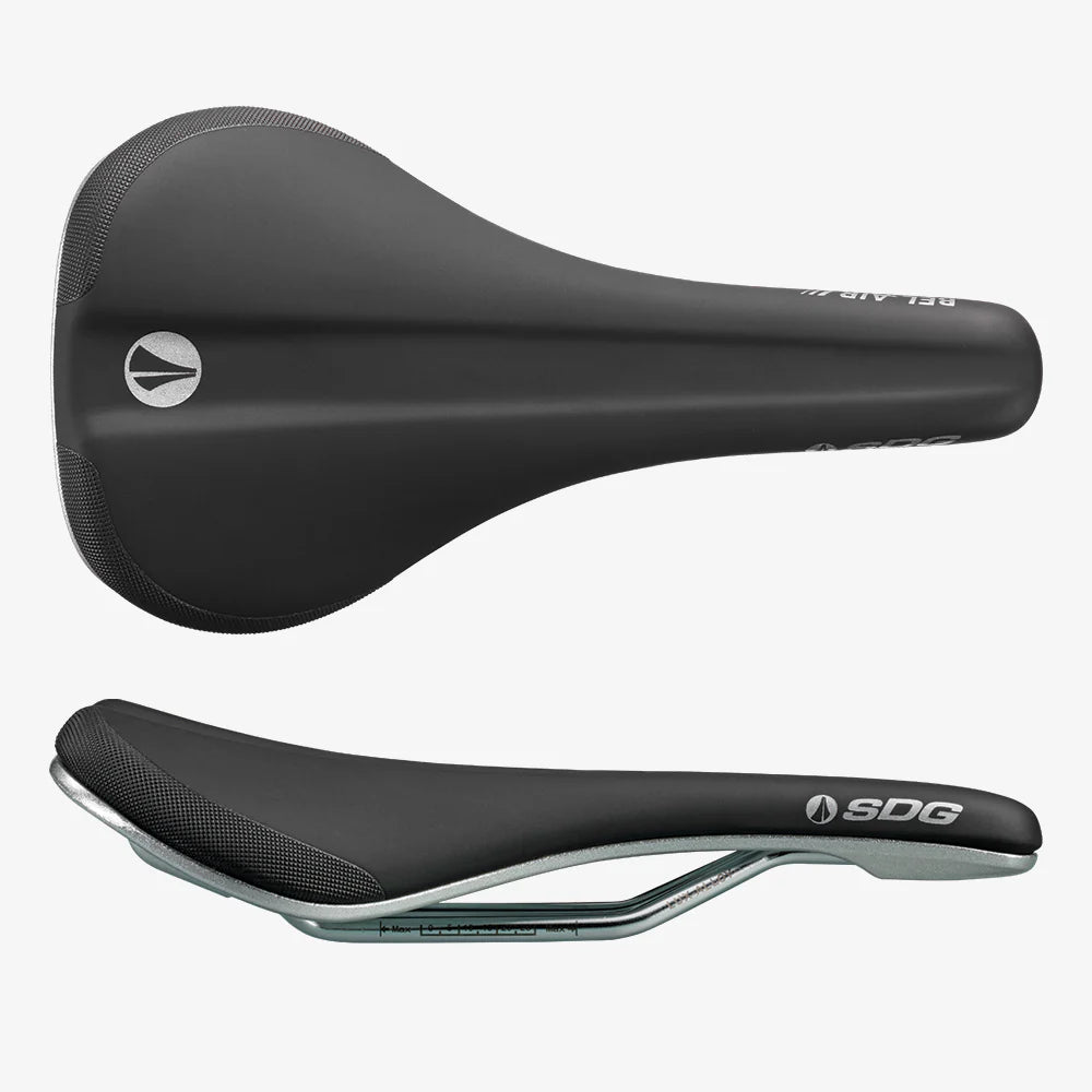 SDG BEL-AIR V3 Galactic Rails Lux-Alloy Saddle Black/Silver