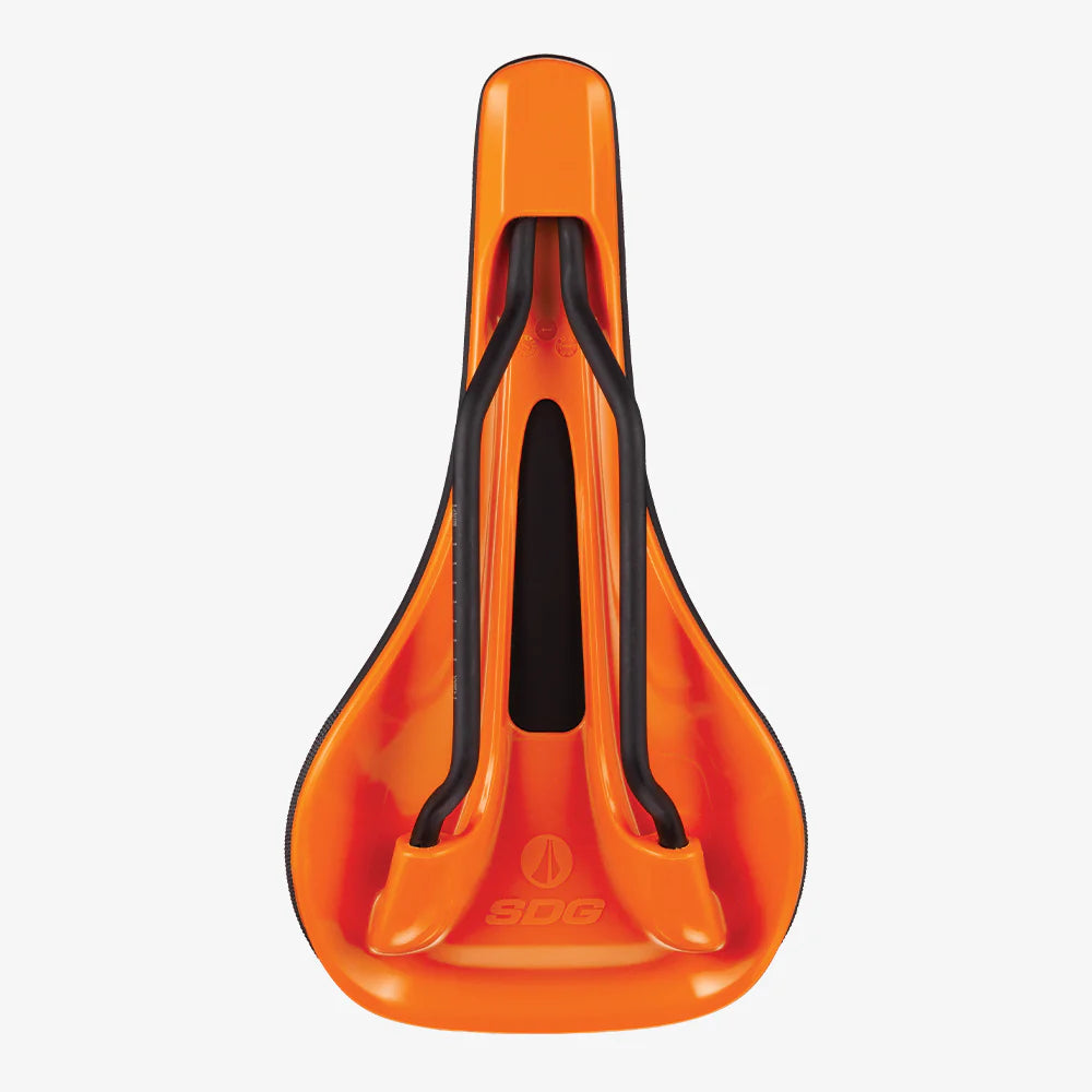 SDG BEL-AIR V3 Rails Lux Alloy Saddle Black/Orange