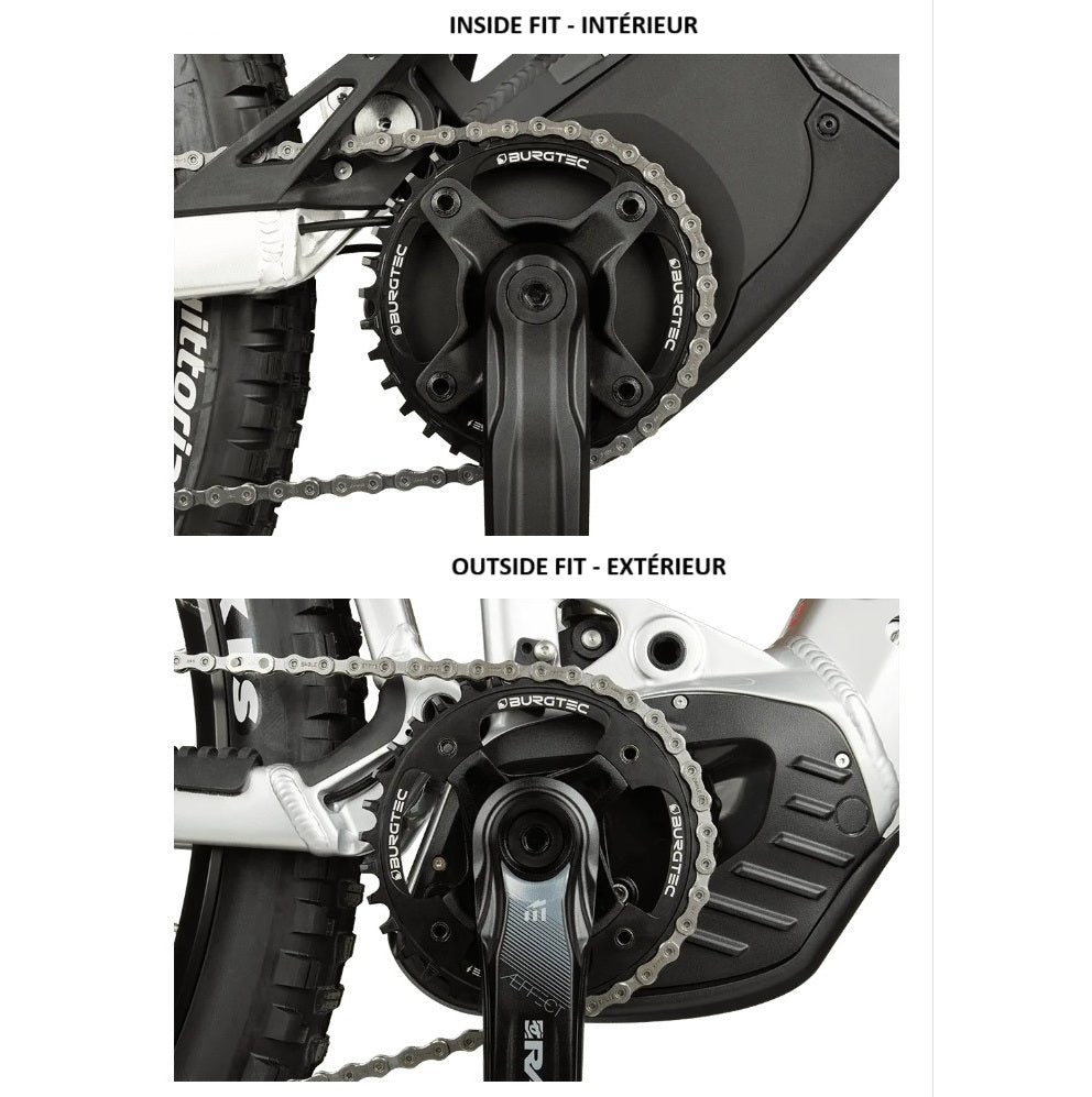 Chainrings Mono BURGTEC BCD E-BIKE THICK THIN Interior