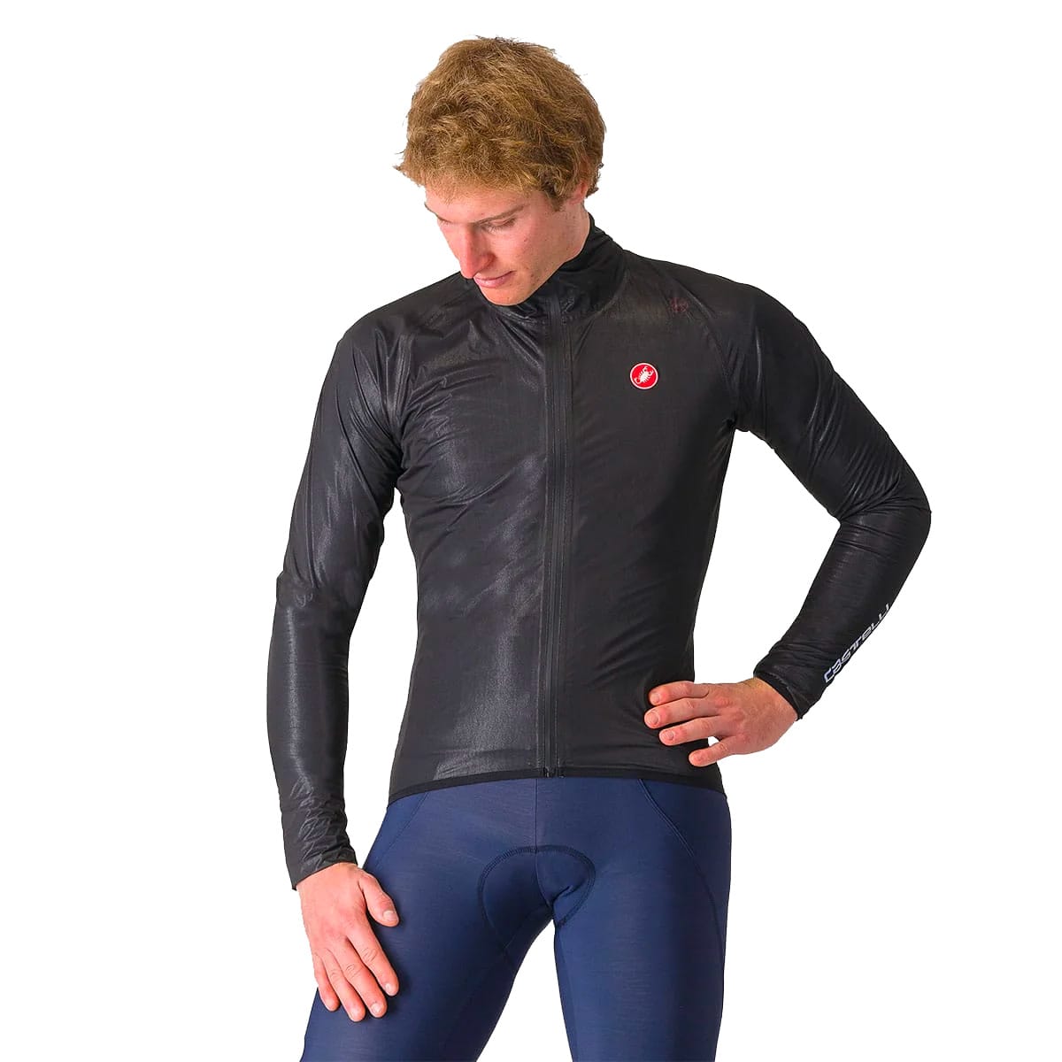 CASTELLI SQUALL SHELL Jacket Black/Grey