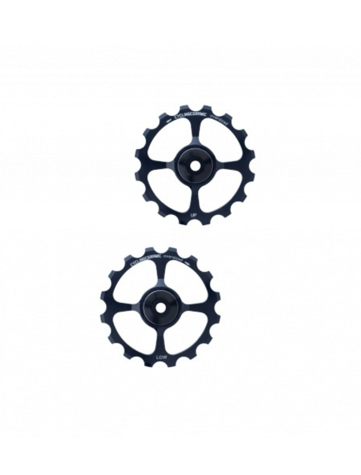 10/11V CYCLINGCERAMIC OVERSIZE SHIMANO rear derailleur hanger Black Aluminium
