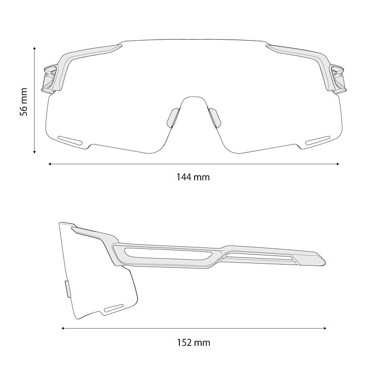SHIMANO EQUINOX 4 CE-EQNX5 White Matt Ridescape Off Road Glasses
