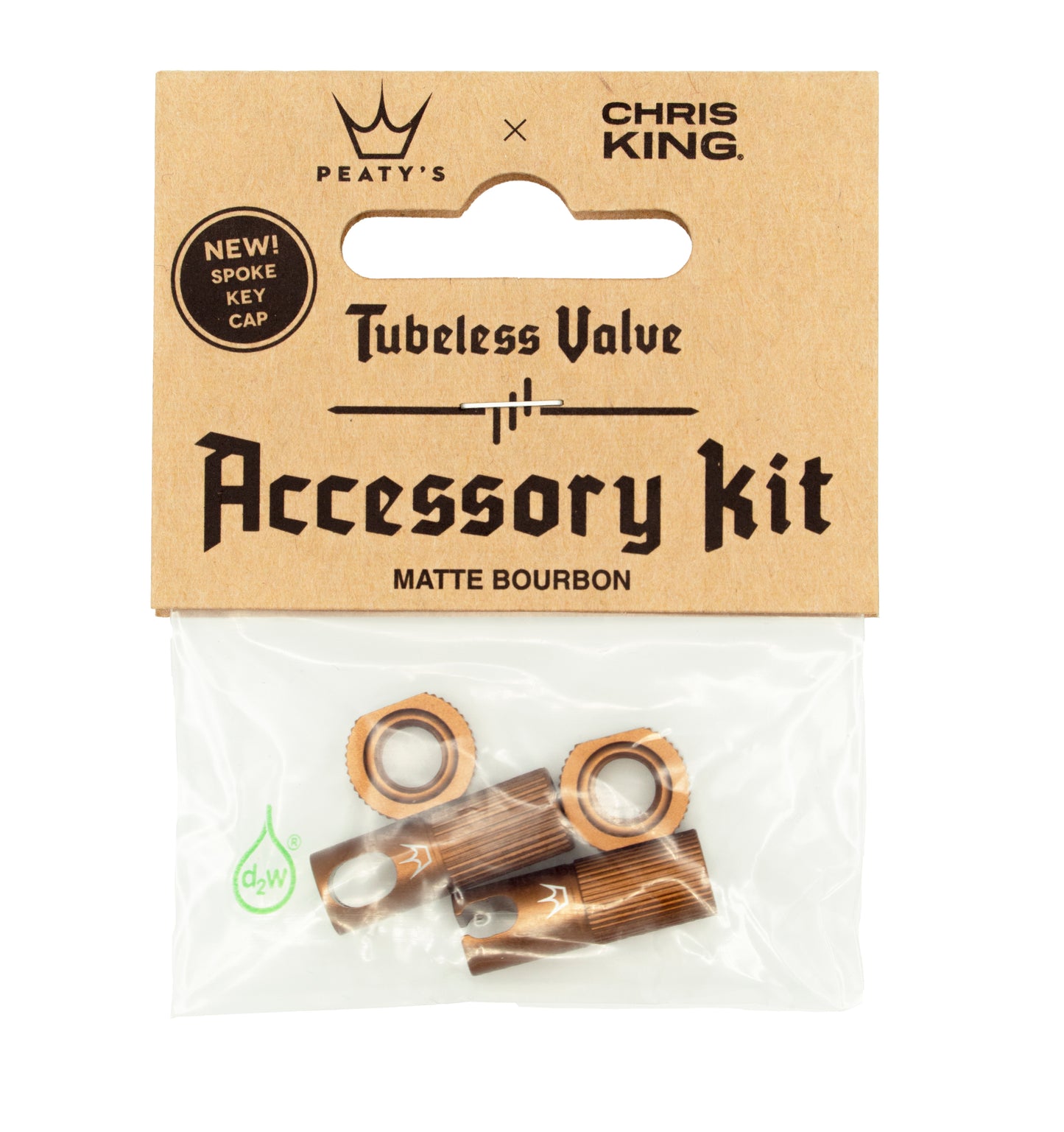 PEATY'S Bourbon Valve Caps and Nipples Kit