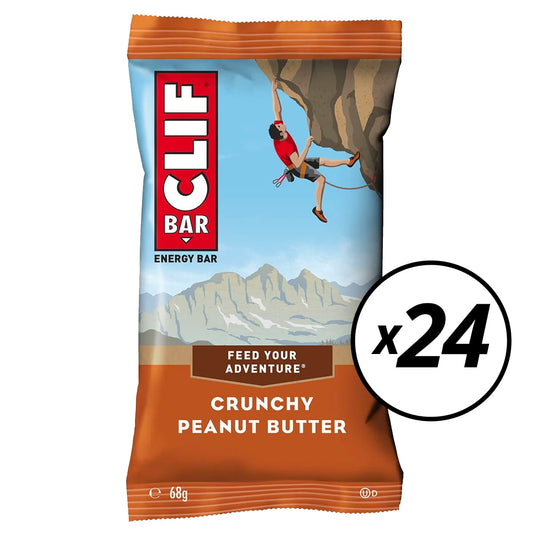 24 CLIF BAR Energy Bars (68g) Peanut Butter - Short Date