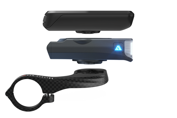 Handlebar holder for GARMIN KOM CYCLING GPS Blue