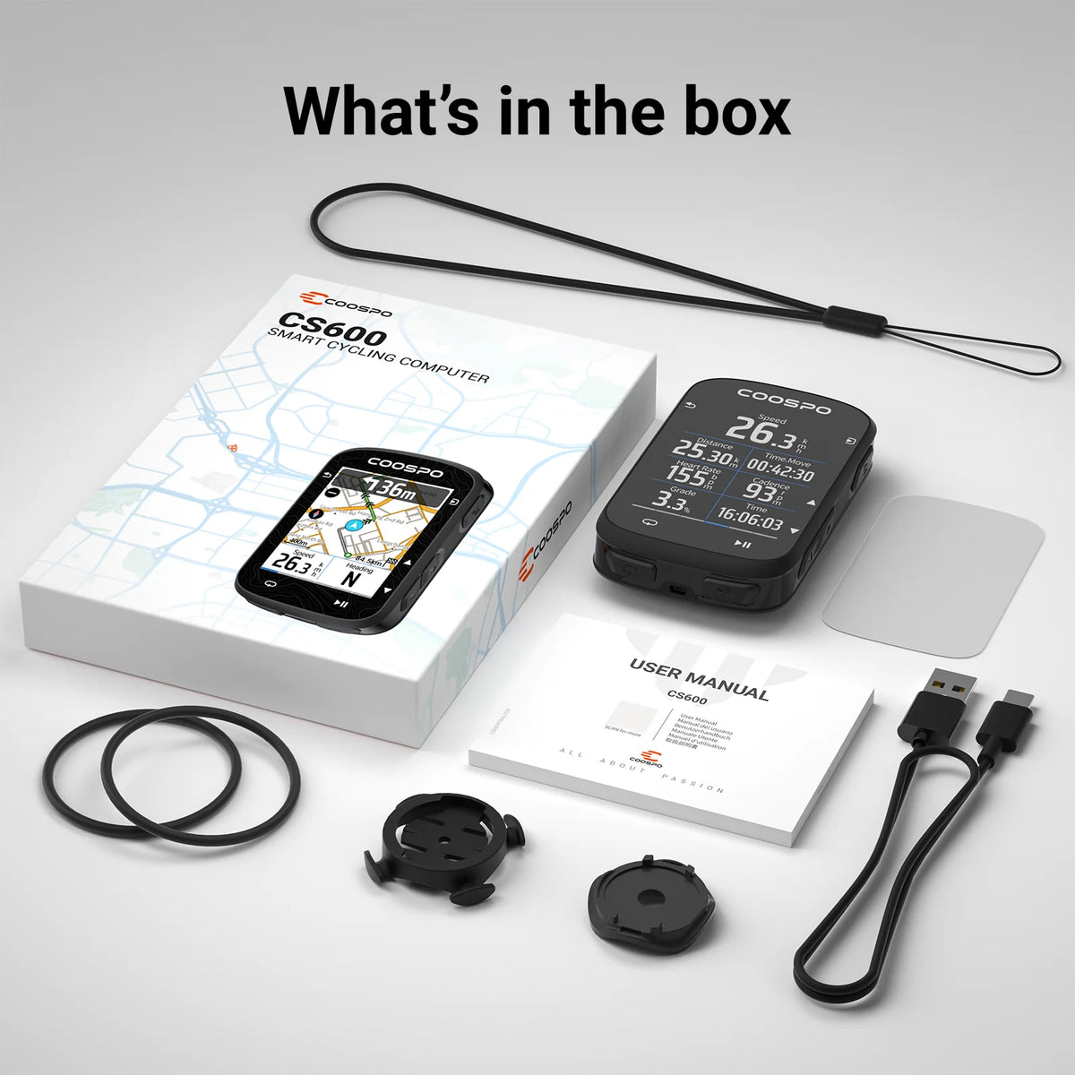 Compteur GPS COOSPO CS600