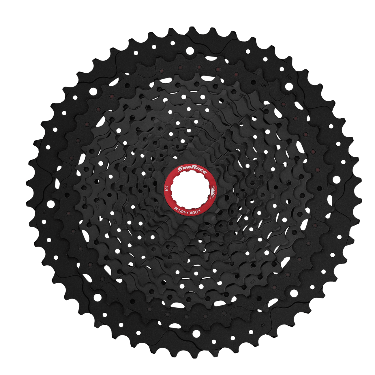 SUNRACE CSMZ91 12V Cassette Compatible with Sram XD Black