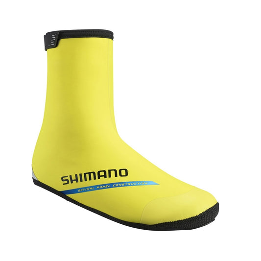 SHIMANO DUAL FIT XC Thermal Shoe Cover Fluo Yellow