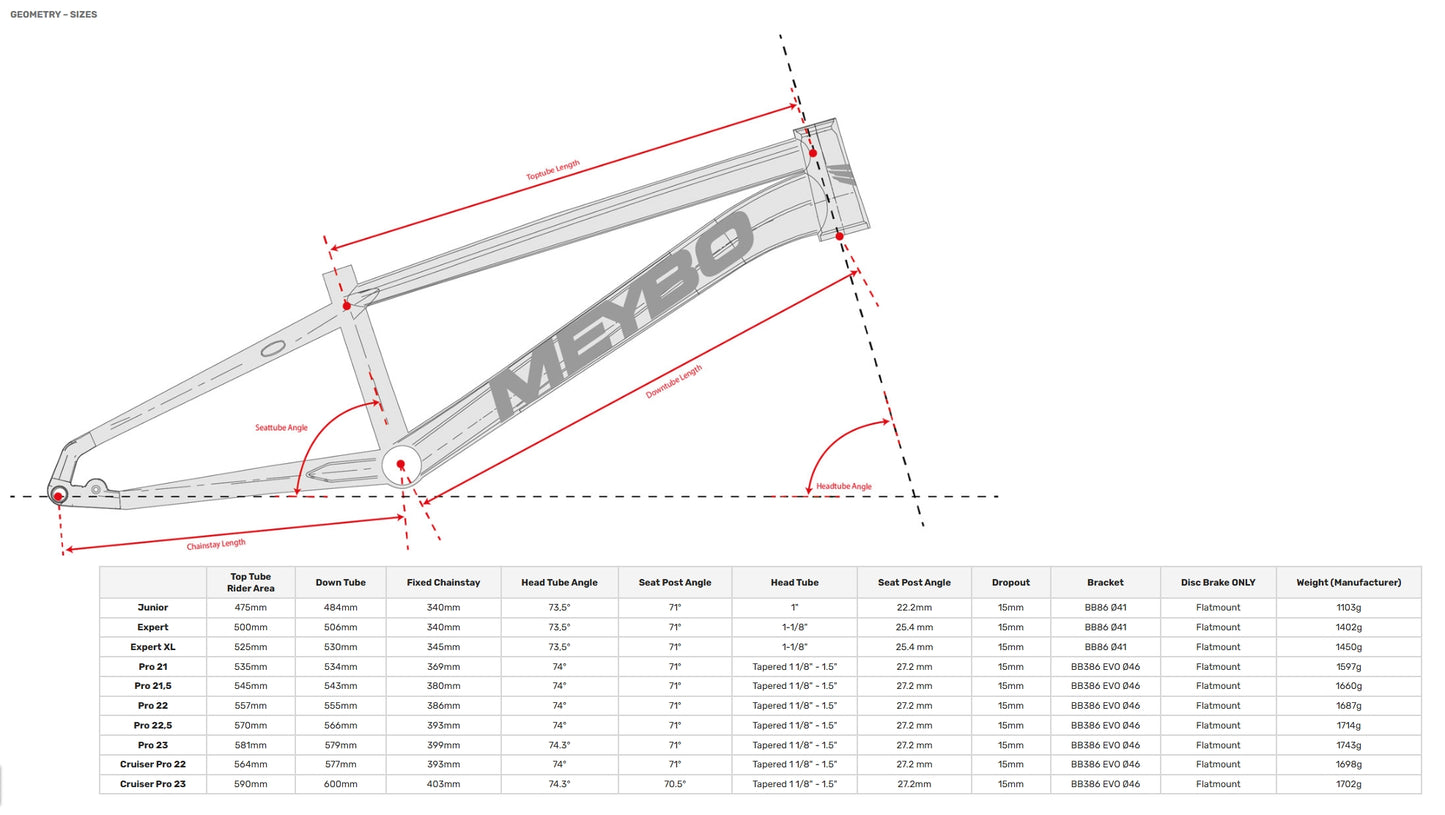 MEYBO HSX AL 2026 Frame Black/Grey