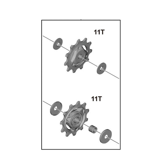 SHIMANO RD-R7100/R7150 derailleur hanger pulleys