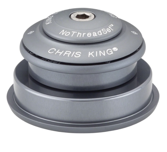 CHRIS KING INSET i2 1"1/8-1.5" ZS44/ZS56 Matte Grey Semi-Integrated Headset