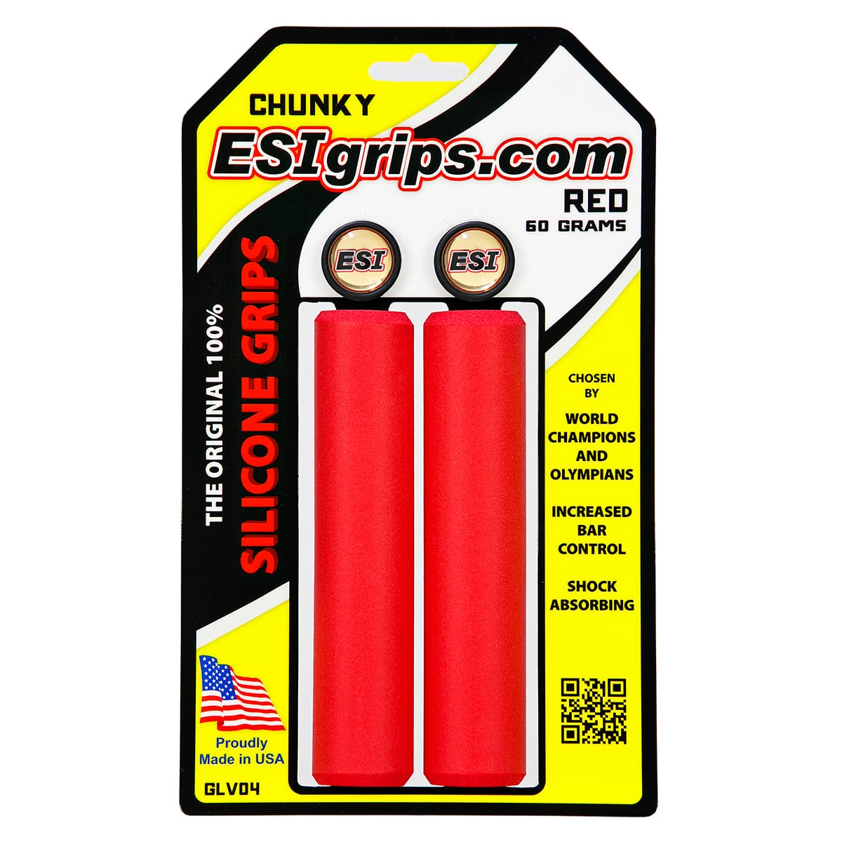 ESI CHUNKY 130 mm grips Red