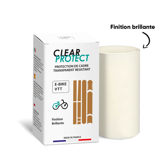 CLEARPROTECT Brilliant adhesive frame protector for E-bikes and mountain bikes