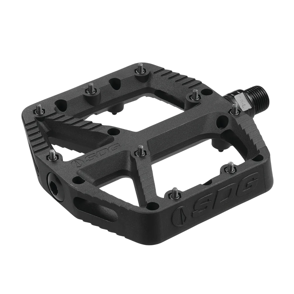 SDG COMP Composite Flat Pedals Black