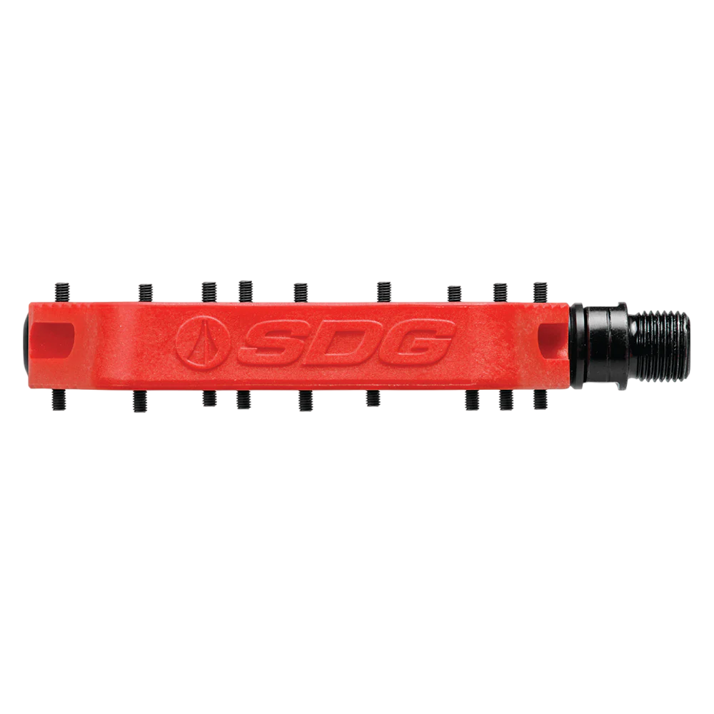 SDG COMP Composite flat pedals Red