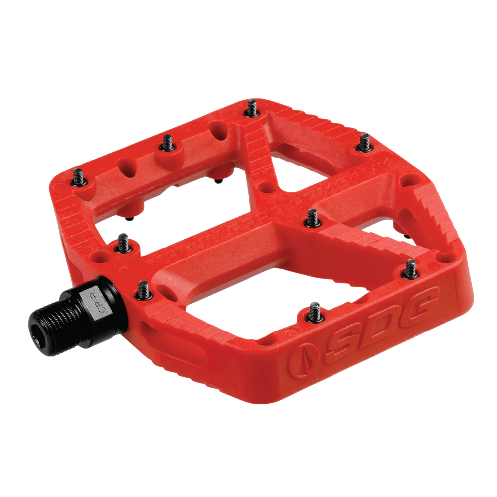 SDG COMP Composite flat pedals Red