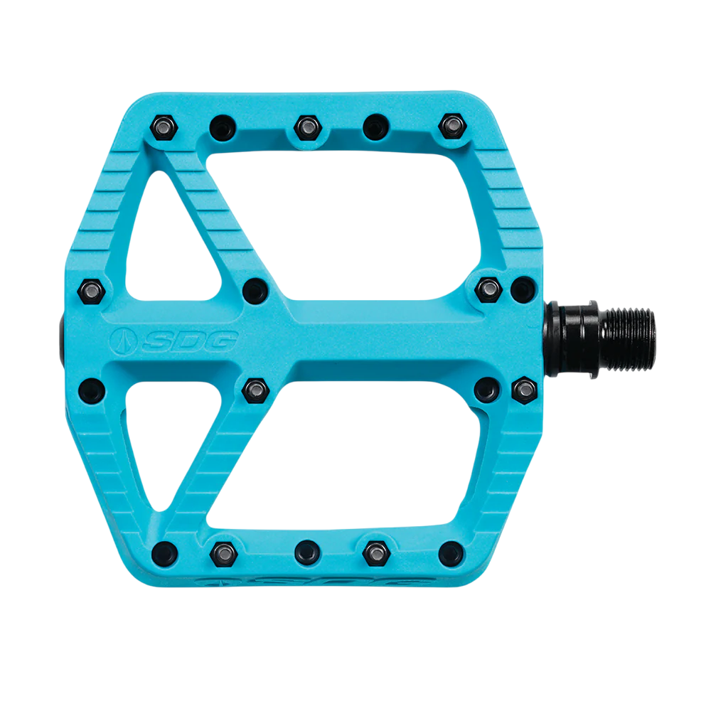 SDG COMP Composite Turquoise flat pedals