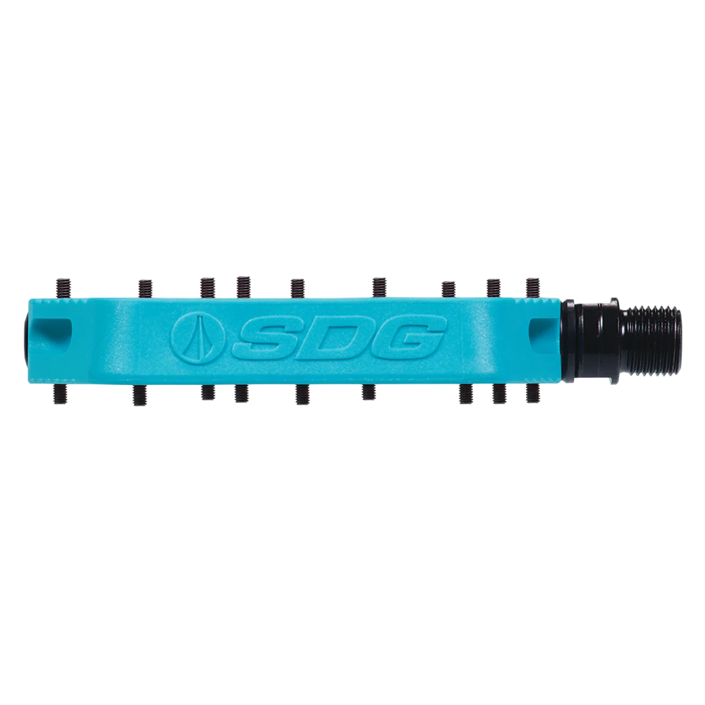 SDG COMP Composite Turquoise flat pedals