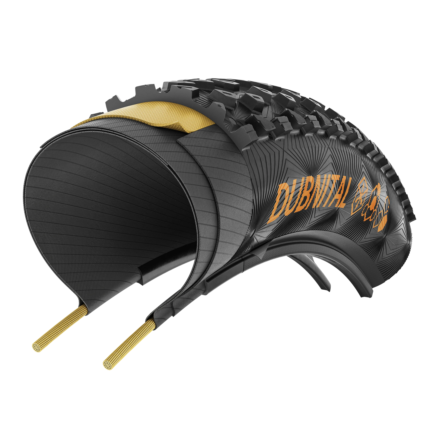 CONTINENTAL DUBNITAL Race Rapid 29x2.20 Tubeless Ready Soft Black tire