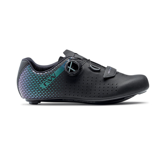 Shoes Road  NORTHWAVE CORE PLUS 2 Femme Black/Iridescent