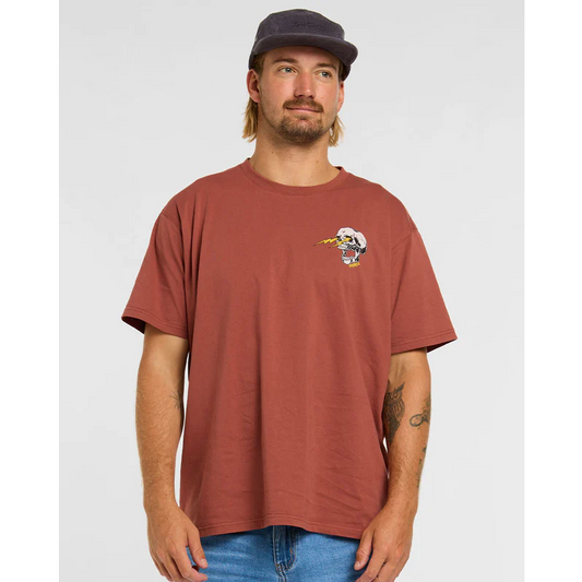 T-Shirt DAHRCO RUST Short Sleeve Brown
