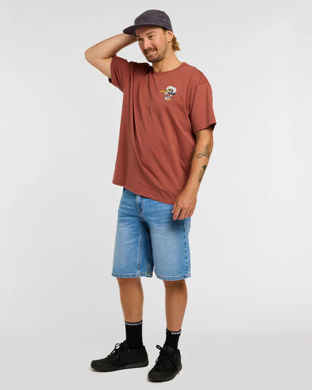 T-Shirt DAHRCO RUST Short Sleeve Brown