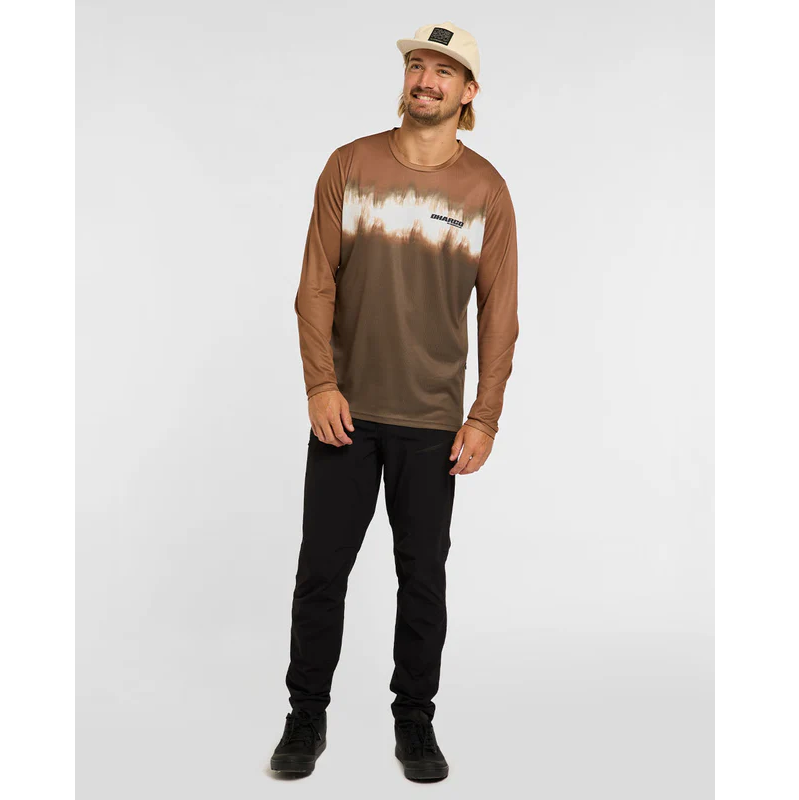 DHARCO GRAVITY DUNE Long Sleeve Brown Jersey