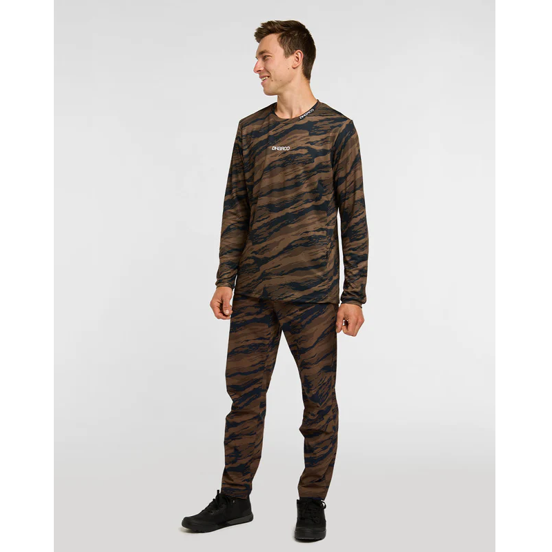 DHARCO GRAVITY RECON Long Sleeve Jersey Black/Brown