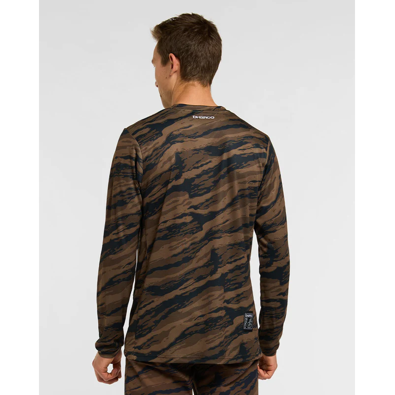 DHARCO GRAVITY RECON Long Sleeve Jersey Black/Brown