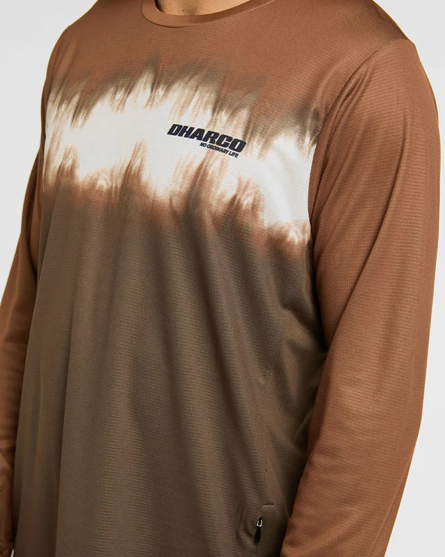DHARCO GRAVITY DUNE Long Sleeve Brown Jersey