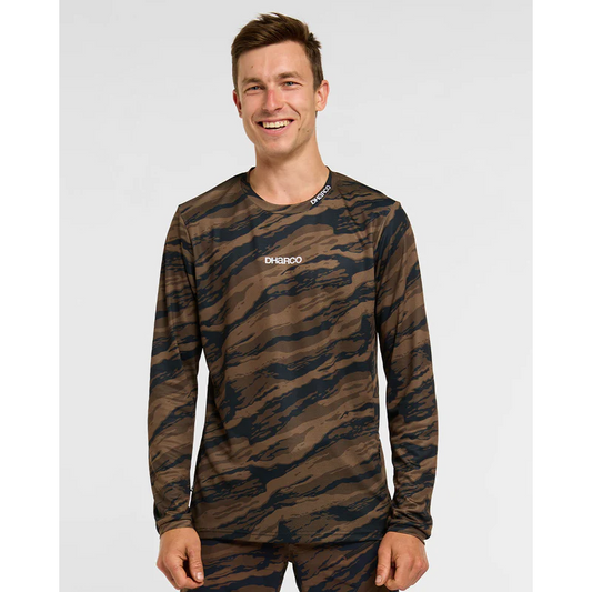 DHARCO GRAVITY RECON Long Sleeve Jersey Black/Brown