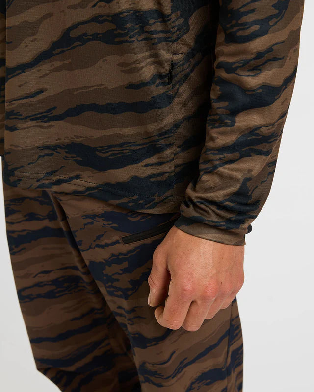 DHARCO GRAVITY RECON Long Sleeve Jersey Black/Brown