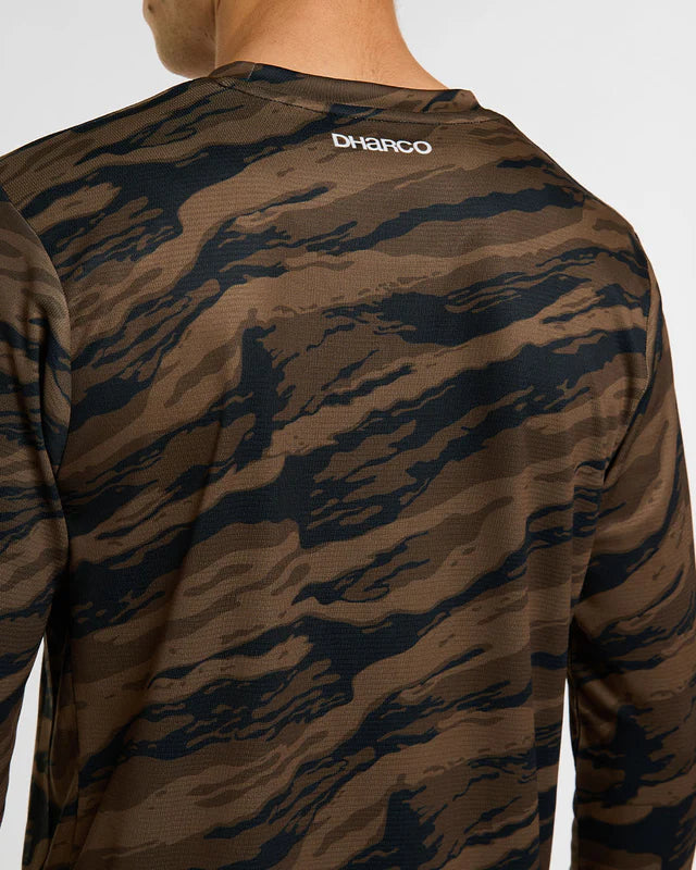 DHARCO GRAVITY RECON Long Sleeve Jersey Black/Brown