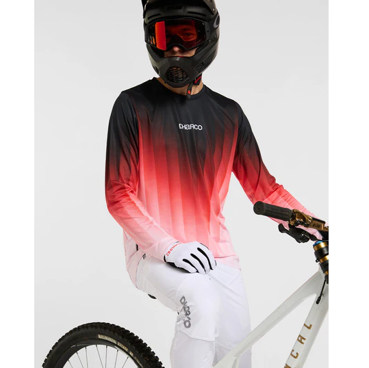 DHARCO RACE PRISM Long Sleeve Jersey Red