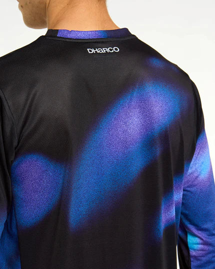 DHARCO RACE VORTEX Long Sleeve Jersey Black/Purple