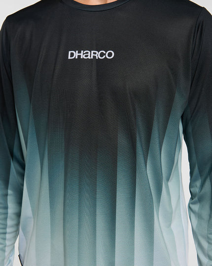 DHARCO RACE MIDNIGHT PRISM Long Sleeve Jersey Green