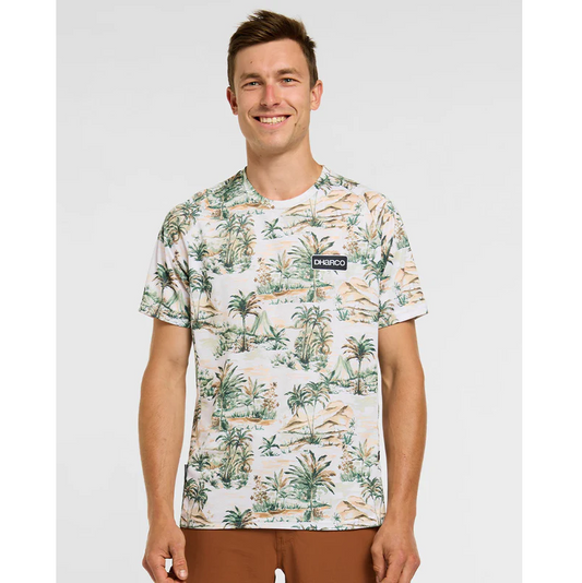 DHARCO LOST Short Sleeve Jersey Beige/Green