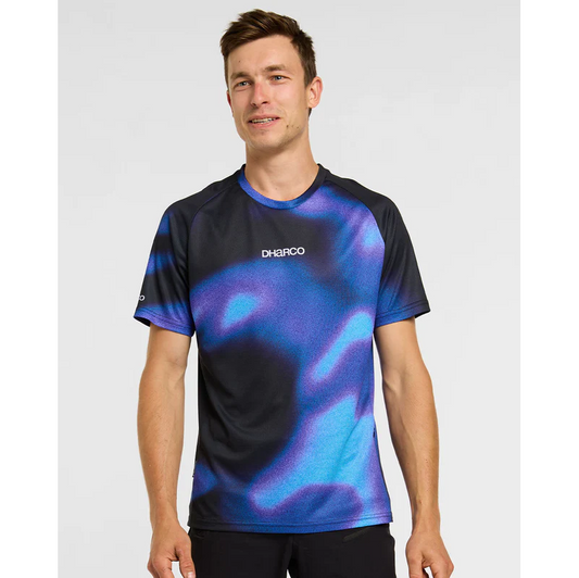 DHARCO VORTEX Short Sleeve Jersey Black/Purple