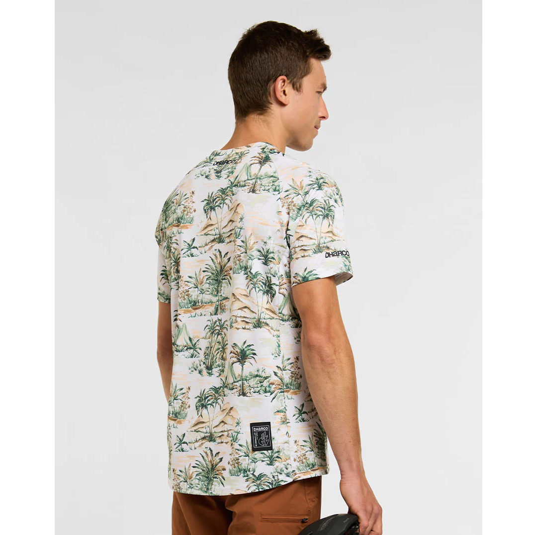 DHARCO LOST Short Sleeve Jersey Beige/Green