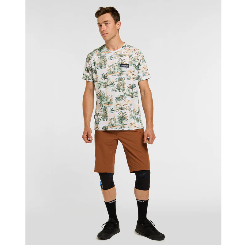 DHARCO LOST Short Sleeve Jersey Beige/Green