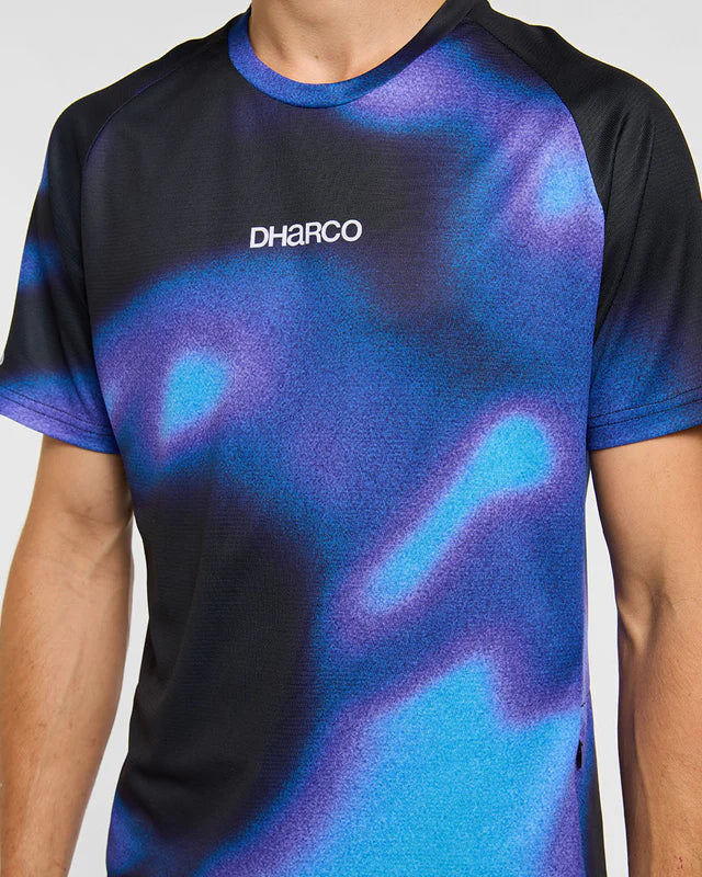 DHARCO VORTEX Short Sleeve Jersey Black/Purple