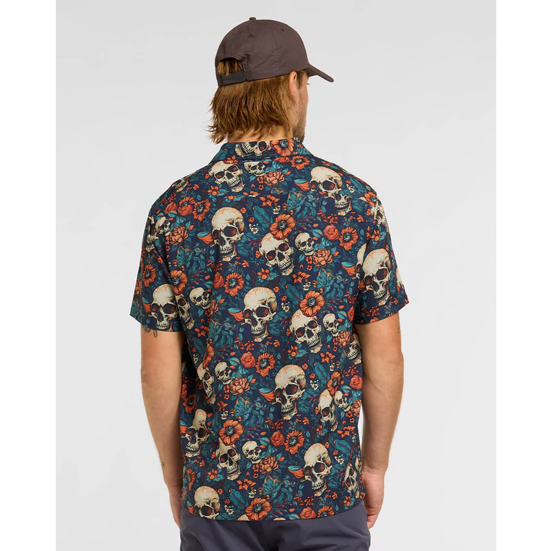 Shirt DHARCO TECH SKULLDUGGERY Short Sleeve Blue