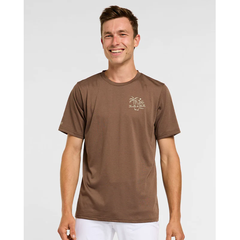 T-Shirt DAHRCO TECH HUSK Short Sleeve Brown