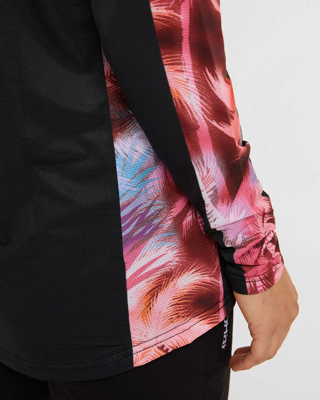 Women's DHARCO RACE NEBULA Long Sleeve Jersey Black/Pink