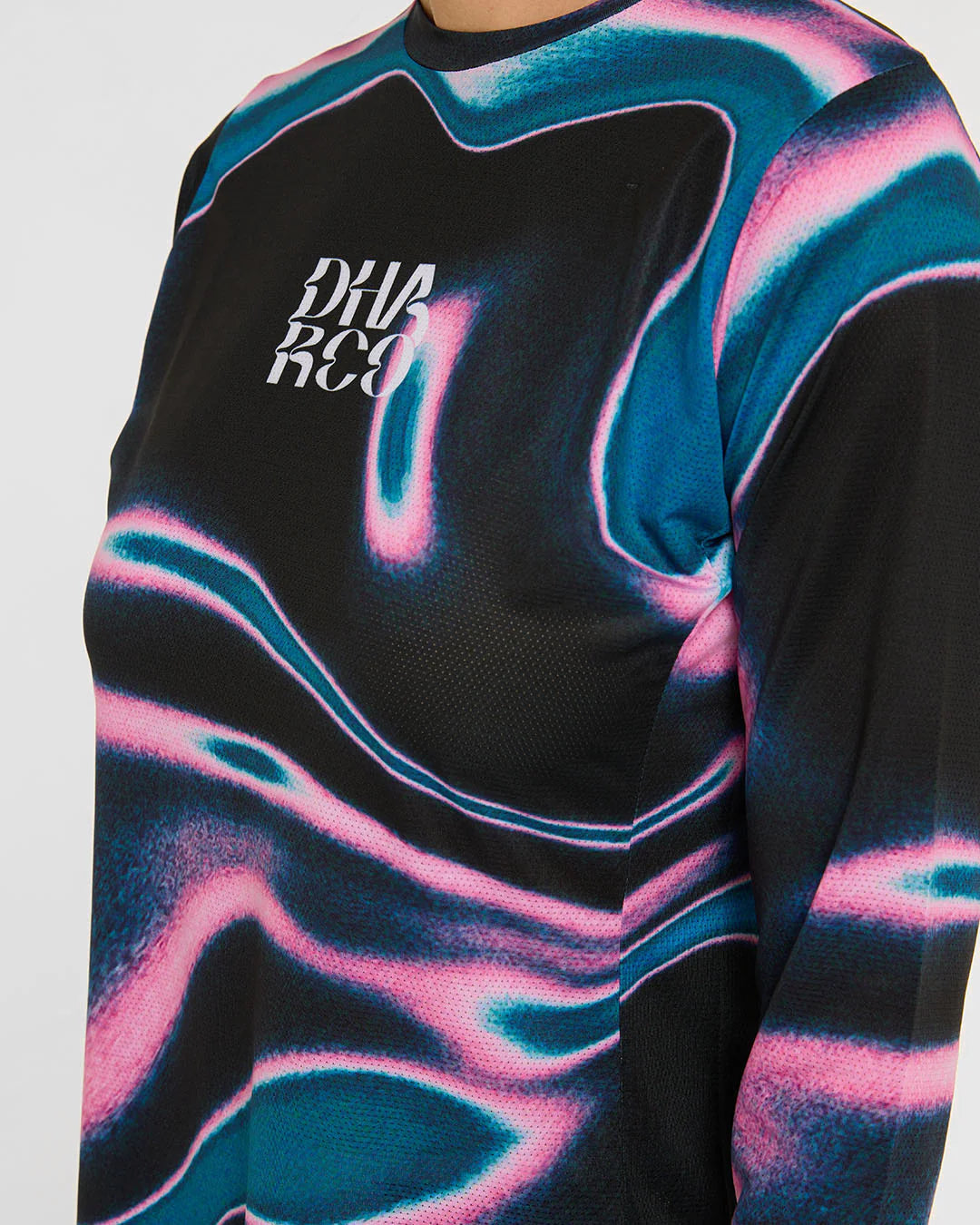 Women's DHARCO RACE AURORA Long Sleeve Jersey Black/Pink