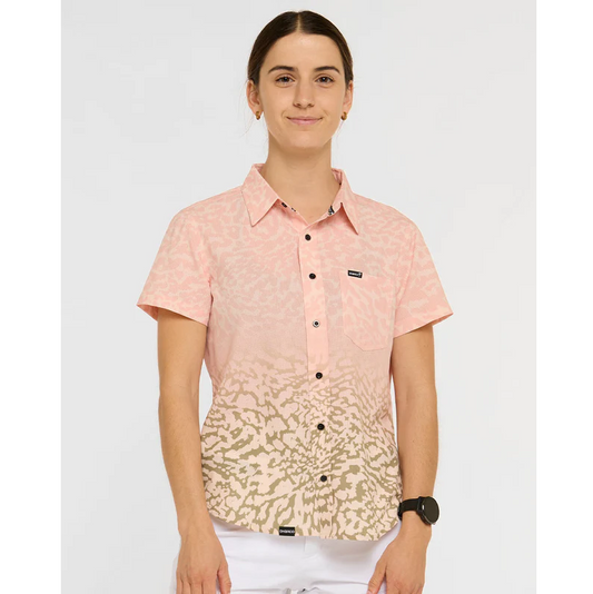 Shirt DHARCO TECH PARTY PRISCILLA Short Sleeve Women Beige