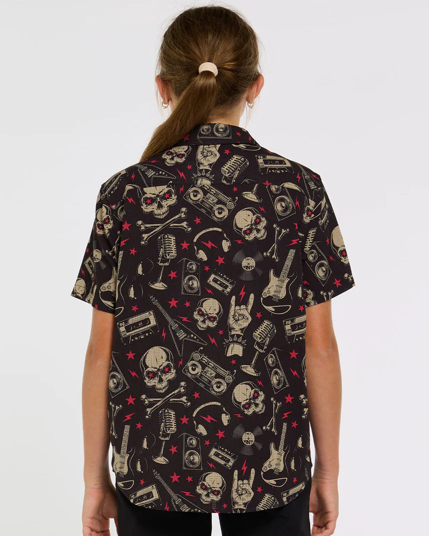 Technical shirt DHARCO TECH PARTY ROCKNROLLA Junior Black