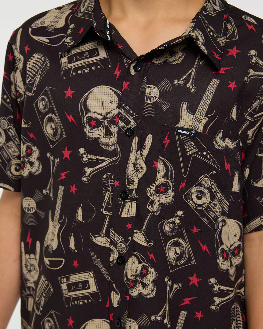Technical shirt DHARCO TECH PARTY ROCKNROLLA Junior Black